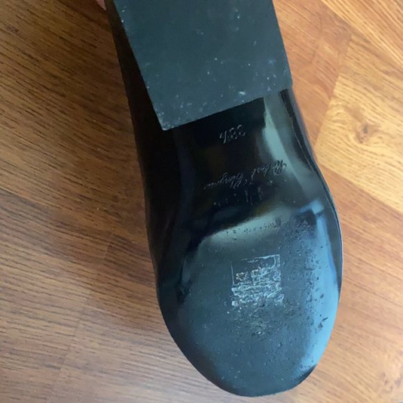 Robert Clergerie black/ivory patent leather heels - Picture 5 of 6